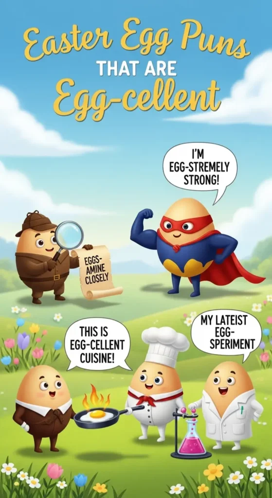 Easter Egg Puns That Are Egg cellent