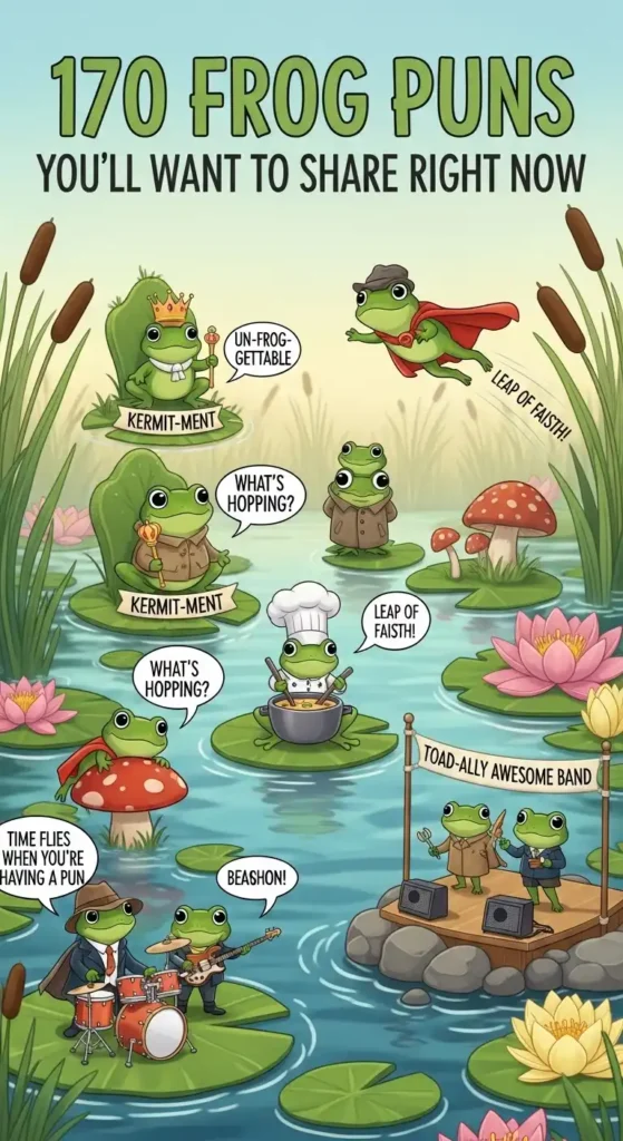 170 Frog Puns You'll Want to Share Right Now