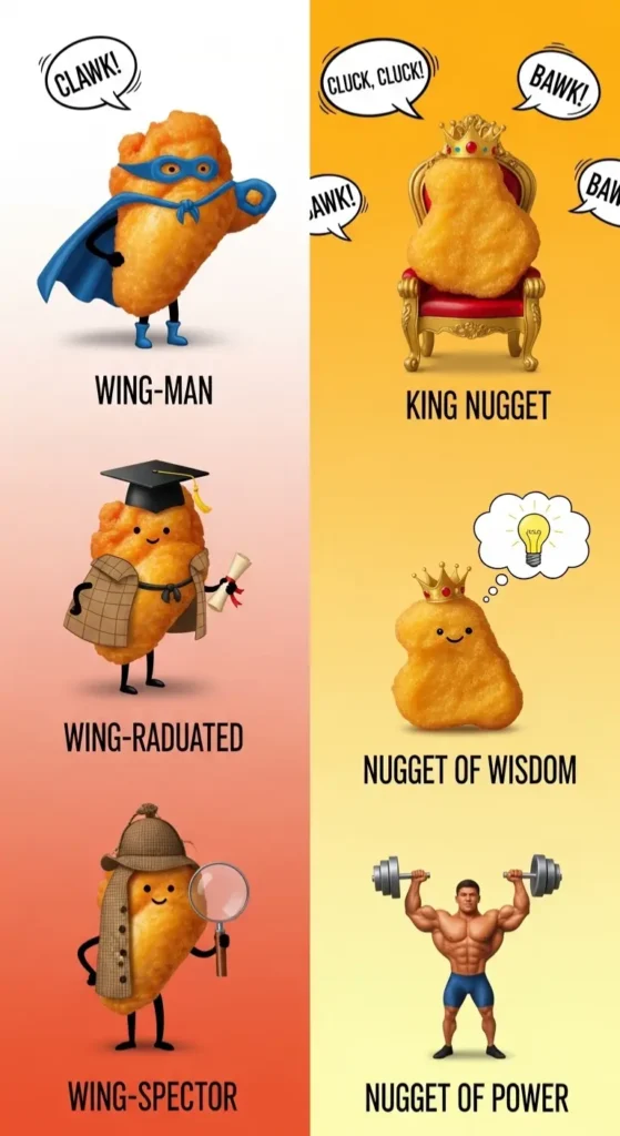 Chicken Wing Puns & Chicken Nugget Puns