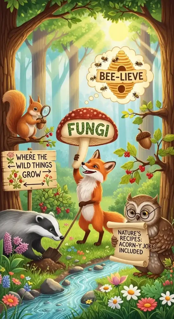 Clever Foraging and Nature Wordplay