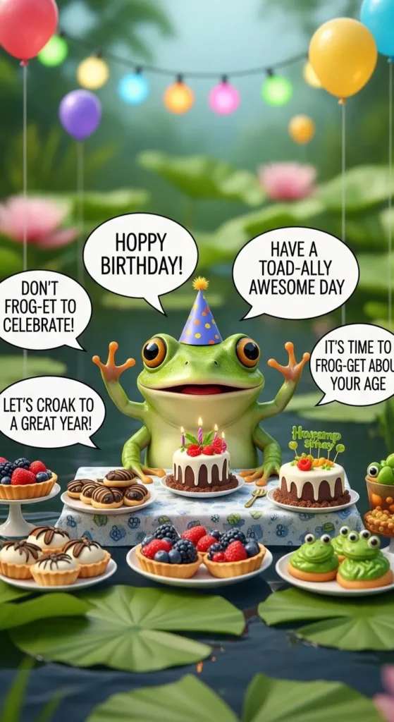 Frog Birthday Puns That Deserve Treats