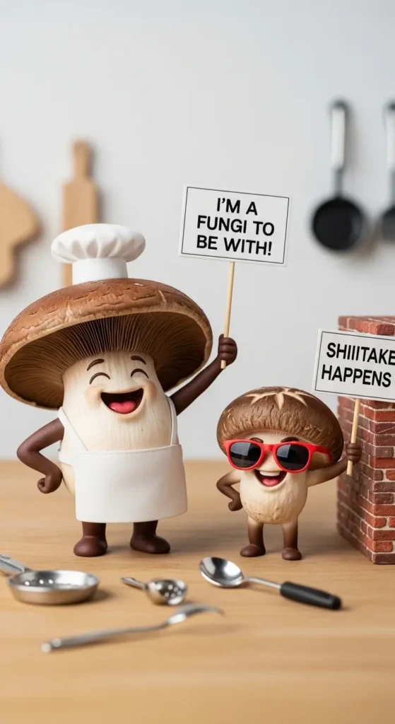 Funny Portobello and Shiitake Puns