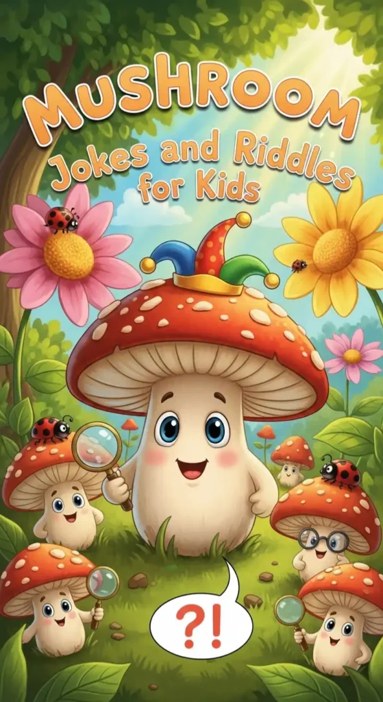 Mushroom Jokes and Riddles for Kids