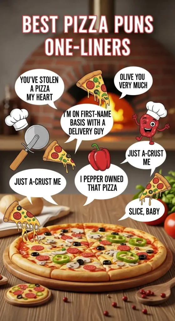 The Best Pizza Puns One-Liners