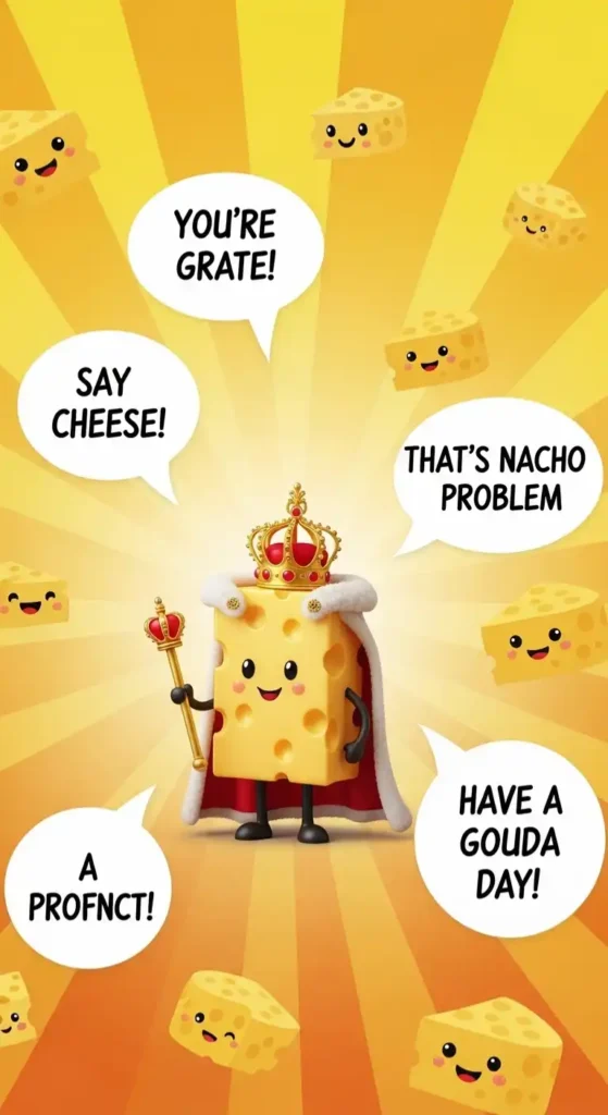 Cheesy Wordplay for Your Friends