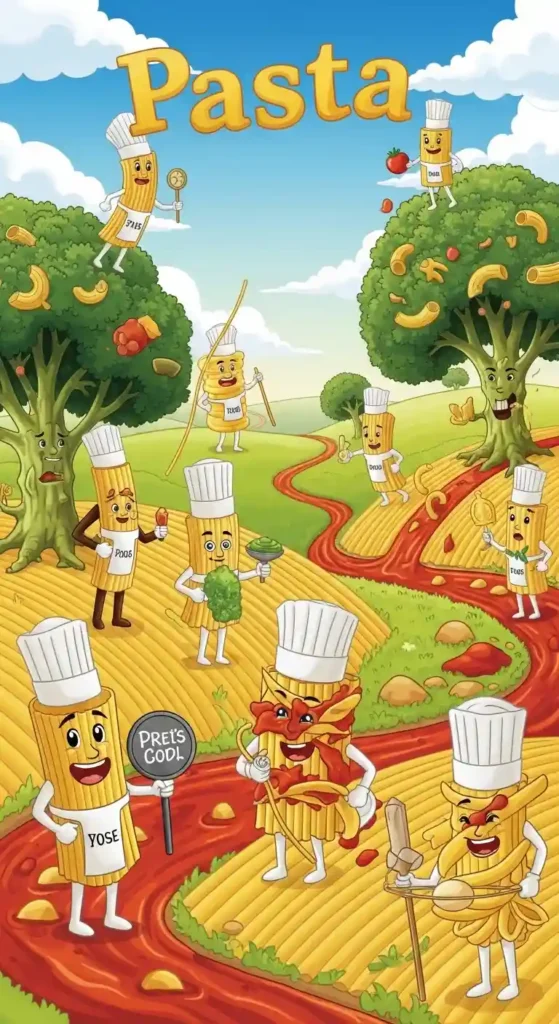 Cute Pasta Puns and Jokes for Kids