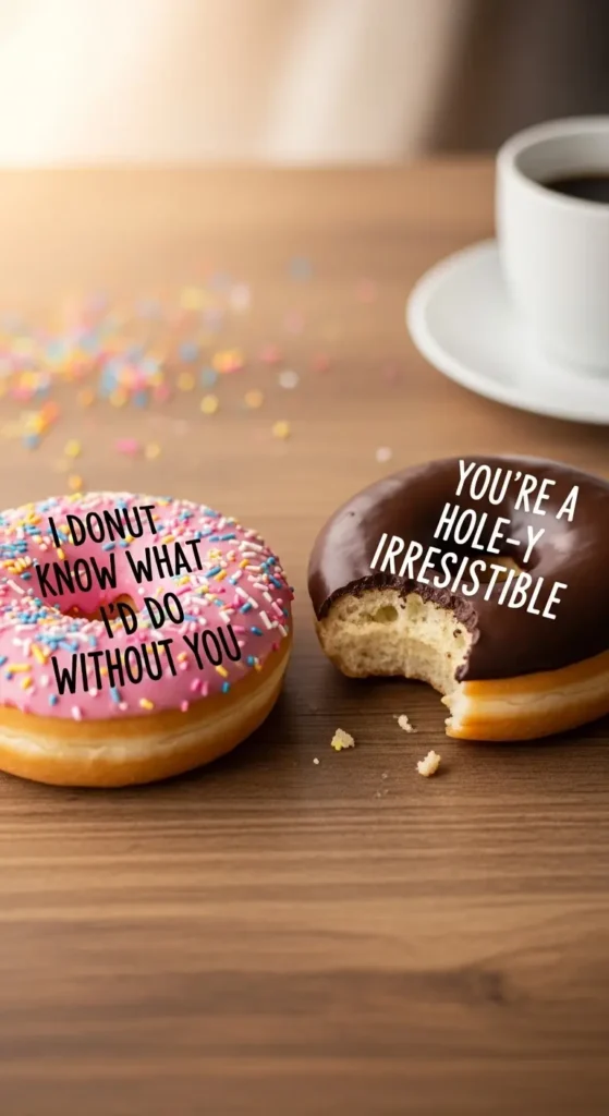 Donut Love Puns and Flirty Donut Puns
