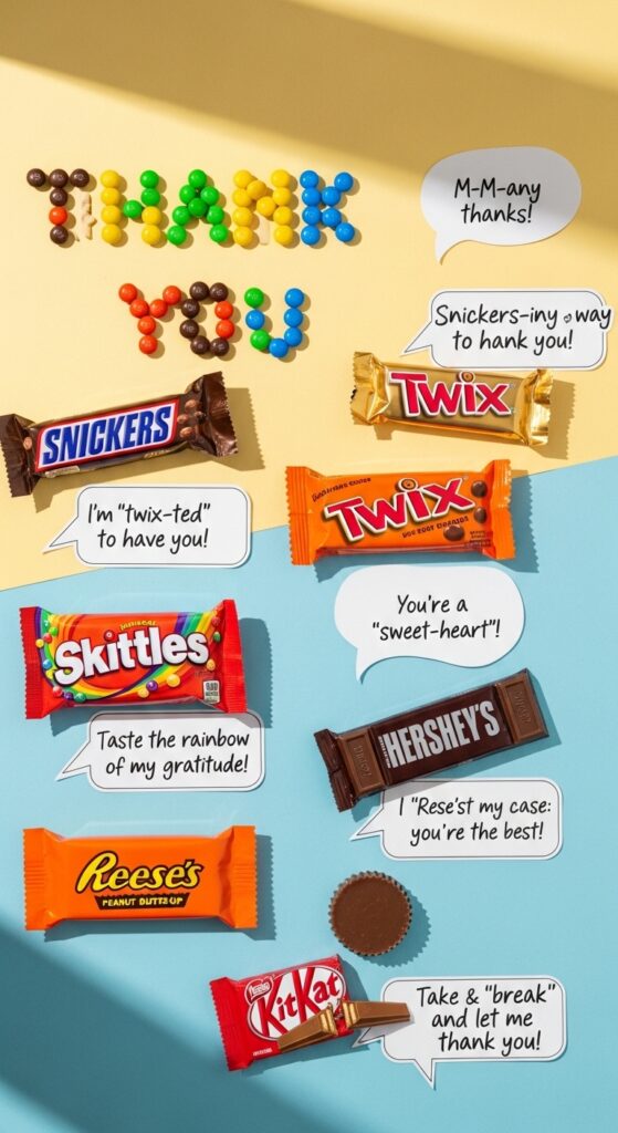 Making People Laugh with Candy with Puns in Real Life 1