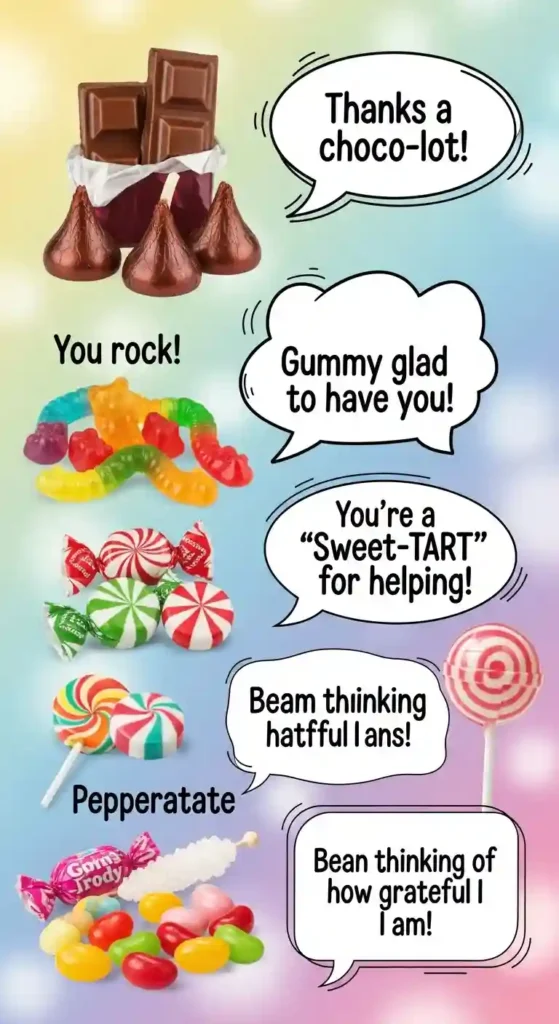 The Best Candy Puns for Appreciation and Saying Thanks
