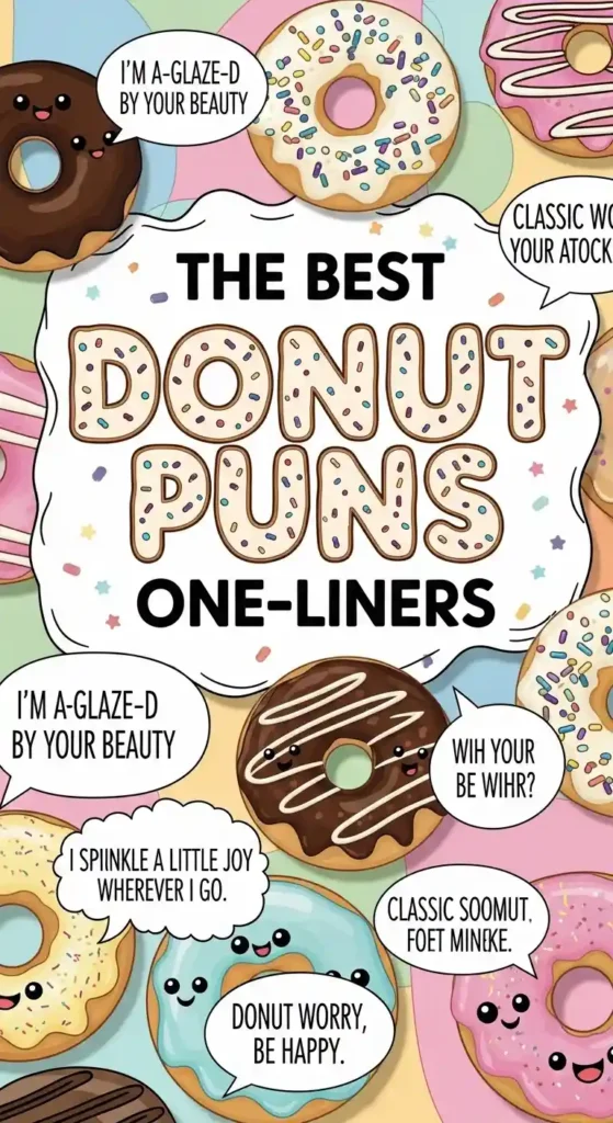 The Best Donut Puns One-Liners